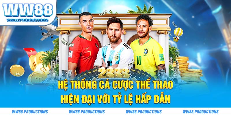 Hệ thống cá cược hiện đại với tỷ lệ hấp dẫn
