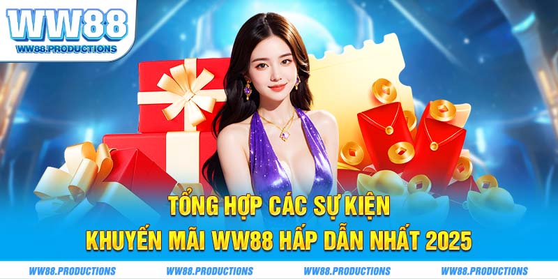 Tổng hợp các sự kiện khuyến mãi WW88 hấp dẫn nhất 2025